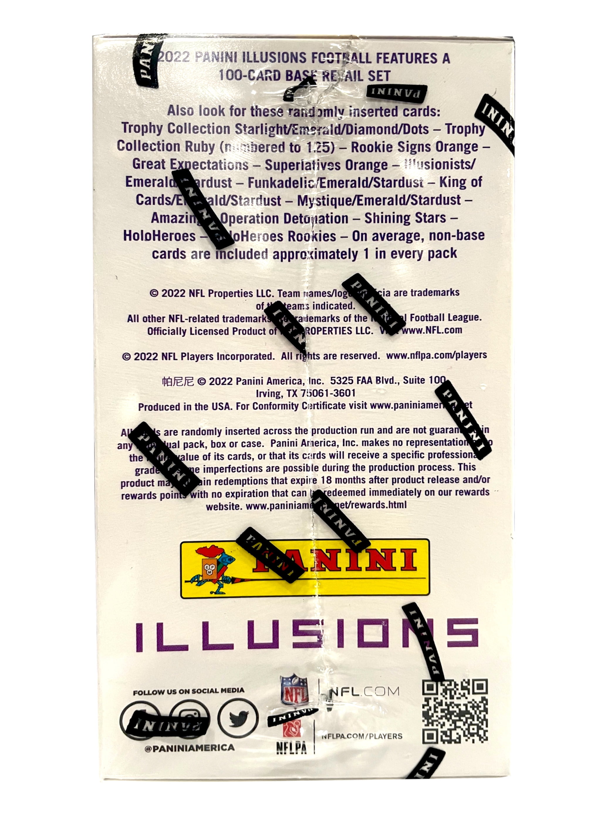 2022 Panini Illusions NFL Football Blaster Box Trading Cards