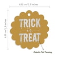 thumbnail image 6 of Inkdotpot Pack Of 50 Trick Or Treat Halloween Favor Paper Tags Craft Real Silver Foil Hang Tags, 6 of 6
