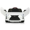 thumbnail image 4 of Patiojoy Lexus Licensed Electric Kids Ride on Car with Remote Control White, 4 of 5