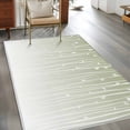 thumbnail image 3 of 3'x5' Area Rugs, Sage Green Indoor Outdoor Area Rug for Living Room Bedroom, Floral Stripe Gradient Simple Branch Texture Washable Bathroom Rugs Kitchen Floor Carpet Mats Home Decor Aesthetic, 3 of 8