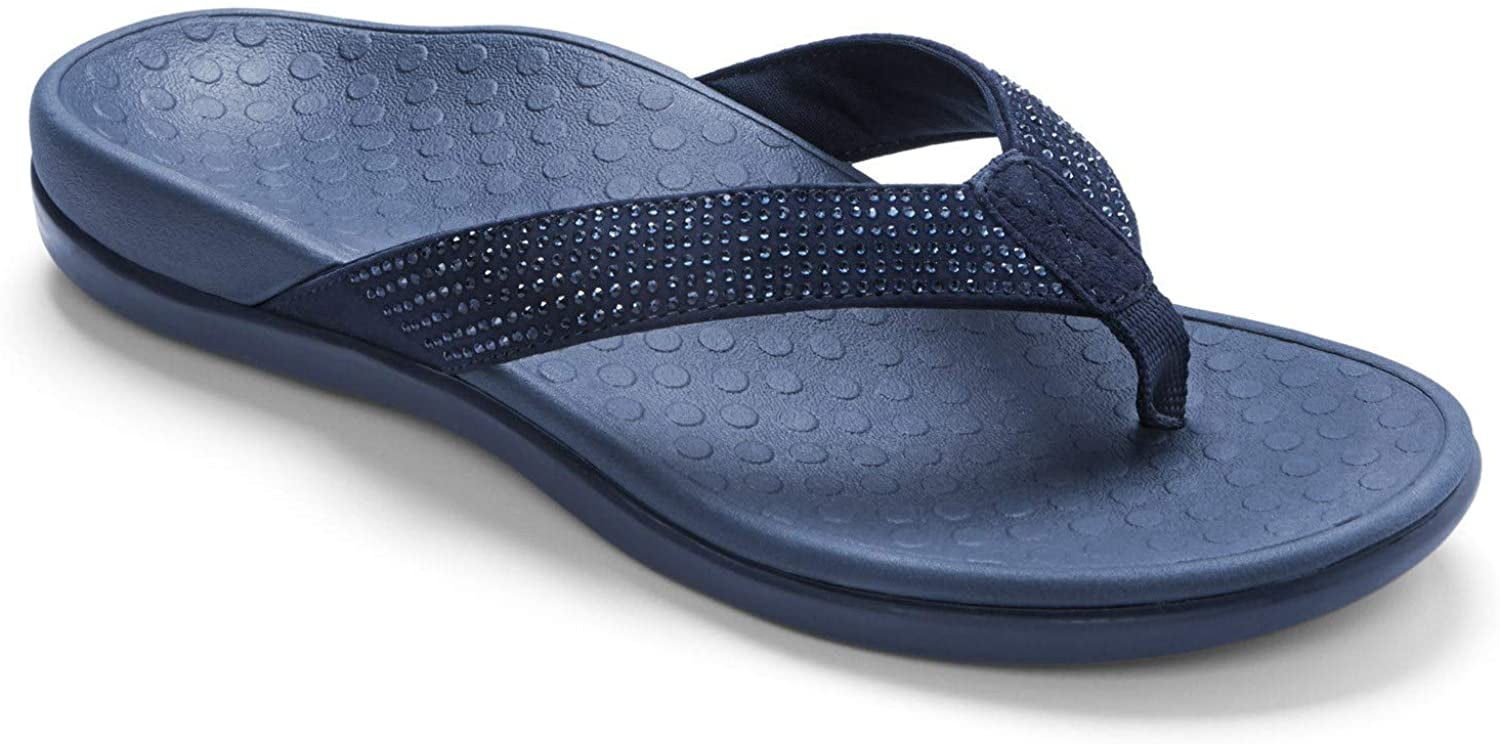 vionic tide rhinestones toe post