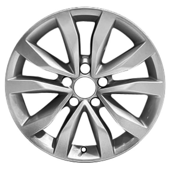 Remanufactured Painted Bright Silver Aluminum Wheel 17 x 7 5C0601025F8Z8 fits 2013-2016 Volkswagen Beetle