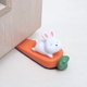 thumbnail image 3 of 2pcs Door Stoppers, Hedgehog Bunny Small Door Stopper, Cute Animal Rabbit Hedgehog Door Stop with Strong Friction, 3 of 5