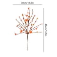 thumbnail image 3 of YIMWNYI Simulation Berries Pumpkin Branches, Halloween Thanksgiving Home Decoration, Indoor Sprigs Fake Flowers, Festive Centerpiece, No Care Needed, Flexible Combination, 3 of 6