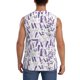 thumbnail image 4 of Fotbe Lavender Flowers Men's Camiseta sin Mangas Estampada para Hombres, Playera Casual para Gimnasio, Entrenamiento, Playa-XX-Large, 4 of 7