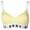 Yellow, variant on Women Bustier - Bra, Triangle Bra, Logo, Solid Color Blue L (Large)