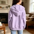 thumbnail image 3 of Grblisyd Girls Zip Up Hoodies Teen Full-Zip Sweatshirts Jacket Casual Fall Hoodie with Pocket, 3 of 4