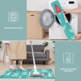 thumbnail image 6 of Turquoise Christmas Tree Pattern Kitchen Rugs Sets Of 3,Kitchen Runner Rugs Non Skid Washable,Decorative Kitchen Floor Mats for Kitchen,Sink,Laundry,17"x30"+ 17"x47" + 17"x59", 6 of 6