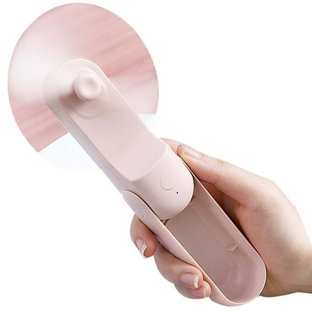 

3 in 1 Collapsible Handheld Fan 1200mAh Folding Pocket Desk Cooling Fan for Family Travel Camping School Office