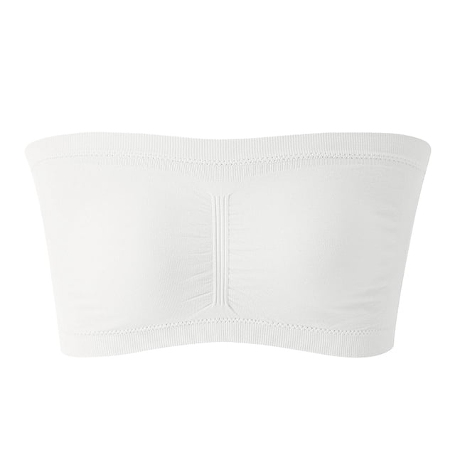 WILLBEST Brasieres Sujetador Elástico Sin Tirantes De Una Pieza, De Verano, Tipo Bandeau, Talla Grande, Cómodo, Sin Aros, Con Relleno, Para Mujer 415