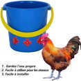 thumbnail image 2 of 12 bebederos para pollos, alimentador de tetina de agua para gallinas, suministros automáticos para aves de corral, dispensador de agua de pato montado lateralmente horizontal para bebedero de agua limpia brillar Electrónica, 2 of 5
