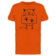 thumbnail image 1 of Cat With Paw Signs Tee Men's -Image by Shutterstock, 1 of 1