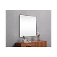 thumbnail image 5 of Soft corner metal square mirror 48x48 inch in Black, 5 of 9