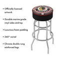thumbnail image 3 of Trademark Global DO NOT SET LIVE! NHL Chicago Blackhawks Throwback Padded Bar Stool, 3 of 5