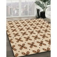 thumbnail image 3 of Ahgly Company Machine Washable Indoor Rectangle Transitional Golden Blonde Gold Area Rugs, 3' x 5', 3 of 7