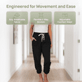 thumbnail image 2 of Olaglory Joggers for Women High Waisted Elastic Women Sweatpants with Pockets & Drawstring Casual Lightweight Yoga Pants Fall Winter Clothes 2026, Black, 2 of 8