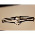 thumbnail image 5 of Charm Leather Bracelets For Women/Men Navy Blue and White Nautical Charms Picture 54, 5 of 9