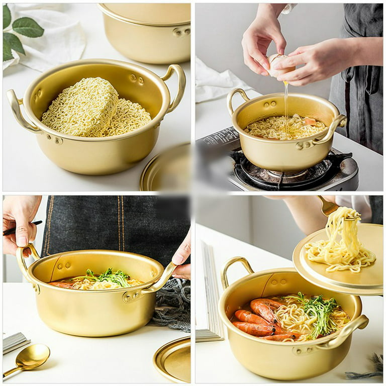 korean kitchen gold instant noodle pot