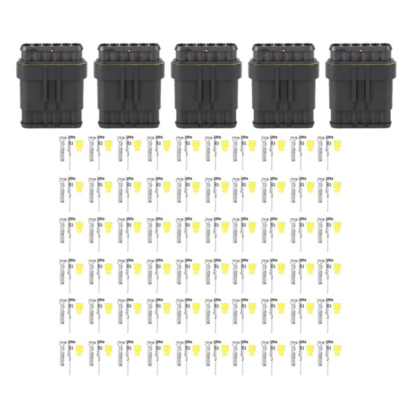 Conector Eléctrico Estable A Prueba De Agua Kit De Conector Eléctrico A Prueba De Agua Camiones Para Motocicletas Y Scooters ANGGREK Eléctricas
