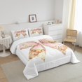thumbnail image 3 of Erosebridal Kawaii Bowknot Bedding Twin Comforter Set,Cartoon Sheep Rabbit Down Comforter,Floral Decor,Reversible,Lightweight,2pcs, 3 of 7