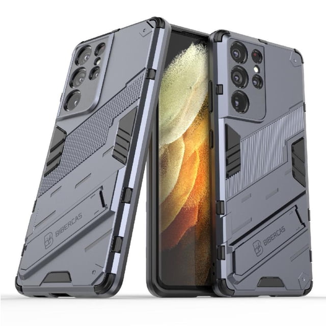 Funda para Samsung Galaxy S21 ULTRA 5G Protección A Prueba De Golpes Con Soporte De TPU Duradero Y Práctico