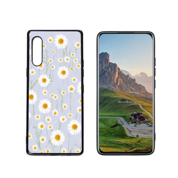 Daisies-Floral-186 Phone Case, Degined for LG Velvet 5G Case Men Women, Flexible Silicone Shockproof Case for LG Velvet 5G