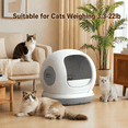 thumbnail image 2 of Osoeri Self-Cleaning Cat Litter Box 75L Extra Large, Smart Automatic APP Control with Safety Sensors for Multi-Cat Households, Gray, 2 of 10