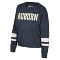 thumbnail image 2 of Women's Colosseum Navy Auburn Tigers Lost City Speckle Pullover Sweatshirt, 2 of 3