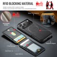 thumbnail image 2 of Funda tipo cartera Oidealo para iPhone 17 Pro Max, magnética, con protección RFID, 2 of 7