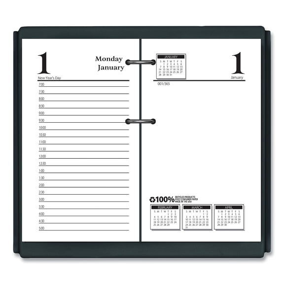 House of Doolittle Economy Daily Desk Calendar Refill, 3.5 x 6, White Sheets, 2023