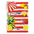 thumbnail image 7 of FORMRS 1-Subject Spiral Notebook 8" x 5" College Ruled 60 Refillable Sheet A5 Hard Cover, Striped Lemon, 7 of 7