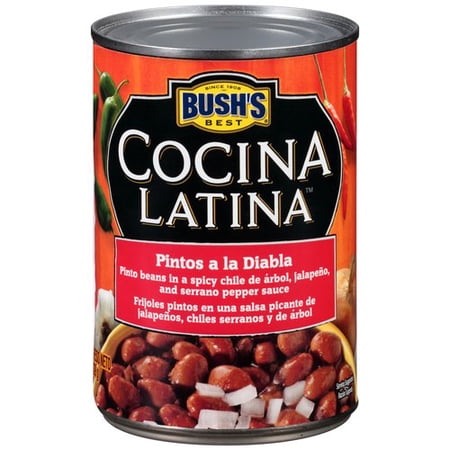 BUSH'S COCINA LATINA Pintos a la Diabla  15.5 oz