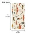 thumbnail image 4 of Ryvnso Cute Mushrooms Flowers Oversized Beach Towel Microfiber Bath Blankets Swimming Fitness 37" x 74", 4 of 5