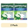 (2 pack) Mentholatum Original Chest Rub Ointment, Jar, 3oz.