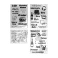 thumbnail image 2 of Sellos transparentes, 4 piezas de sellos transparentes, juego de sellos transparentes, sellos de goma transparentes, muy recomendados, 2 of 14