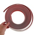 thumbnail image 3 of Shisuyan RV Rain Gutter PVC Drip Rail for Car J Shaped Rain Gutter for Roof Rainwater Diversion Easy to Install Drip Guide Rainwater Diversion Strip 10-Meters, 3 of 8