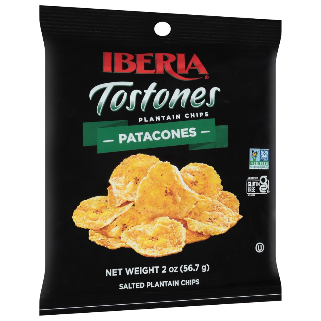 Iberia Tostones Salted Plantain Chips 2 oz