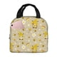 thumbnail image 1 of Easygdp Cute Bee Gnomes Bolsa Térmica Premium - Tela Oxford Impermeable, Gran Capacidad, Bolsillo Frontal, Unisex para Trabajo, Escuela, Actividades al Aire Libre y Picnics, 1 of 8