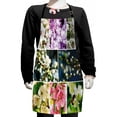 thumbnail image 1 of Cherry Tree Kids Apron, Spring Collage with Twiggy Cherry Blossom Sakura Trees and Jasmine Branches, Boys Girls Apron Bib with Adjustable Ties for Cooking Baking Painting, Multicolor, by Ambesonne, 1 of 2