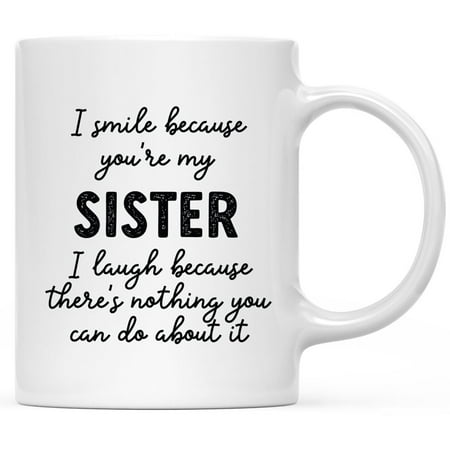 

Andaz Press 11oz Ceramic Coffee Mug Gifts - I Laugh Because There s Nothing You Can Do About It 1-Pk