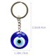 thumbnail image 3 of EeaseMX 6 unids diablo ojo colgante llavero bolso colgante azul ojo llavero, 3 of 7