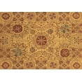 thumbnail image 1 of Ahgly Company Indoor Rectangle Abstract Brown Modern Area Rugs, 6' x 9', 1 of 4