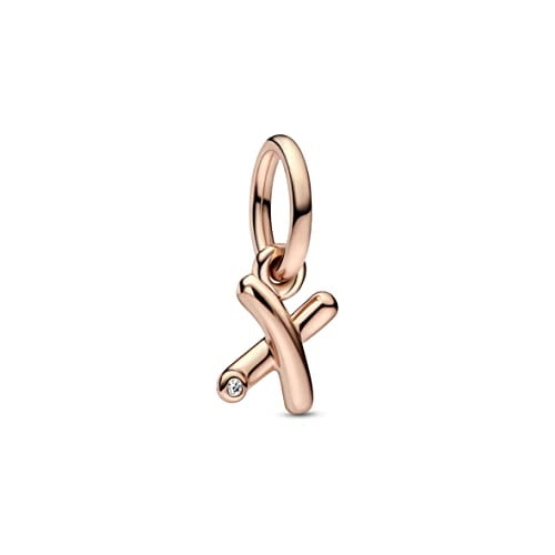 Pandora Letter X Script Alphabet Dangle Charm