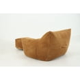 thumbnail image 6 of Jopath Bean Bag Chair with Footstool, Oversized Comfy Beanbag Living Room Lazy Sofa, Floor Sofa for Gaming Reading Living Room Bedroom Brown, 6 of 9