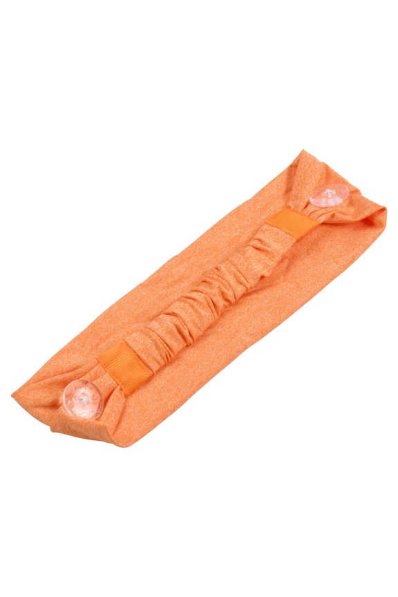 Orange Savior Bands Headband with Buttons
