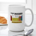 thumbnail image 6 of CafePress - Periodic Table Of Elements Large Mug - 15 oz Ceramic Large White Nolvety Mug, 6 of 6