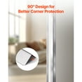 thumbnail image 4 of KFFKFF Stainless Steel Wall Corner Protector, 2 x 2 x 48 inch, 10 Pack Metal Corner Guards, 304 Stainless Steel Edge Trim with 90-Degree Angle for Wall Protection in Homes, Offices, 4 of 9