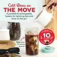 thumbnail image 2 of Dash Brew2Go™ Portable Cold Brew System, Makes 1.5 Cups Coffee, Aqua, 2 of 7