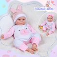 Reborn Baby Dolls 20 Inch Cute Soft Vinyl RealisticNewborn Baby Doll