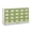 Gray/Key Lime, variant on 20 Cubbie-Tray Mobile Storage - without Trays  - Gray